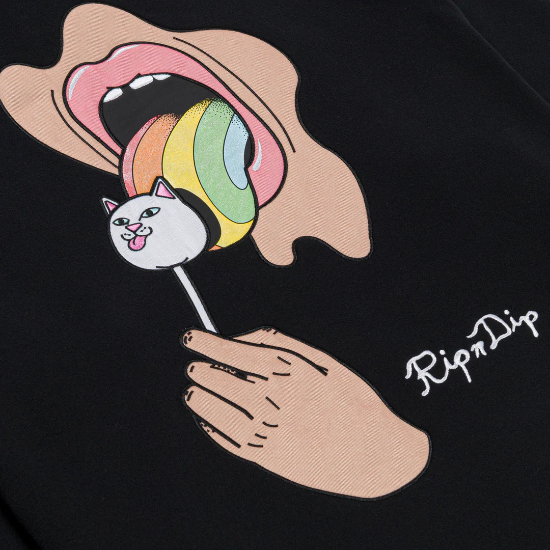 LICK ME HOODIE (BLACK)