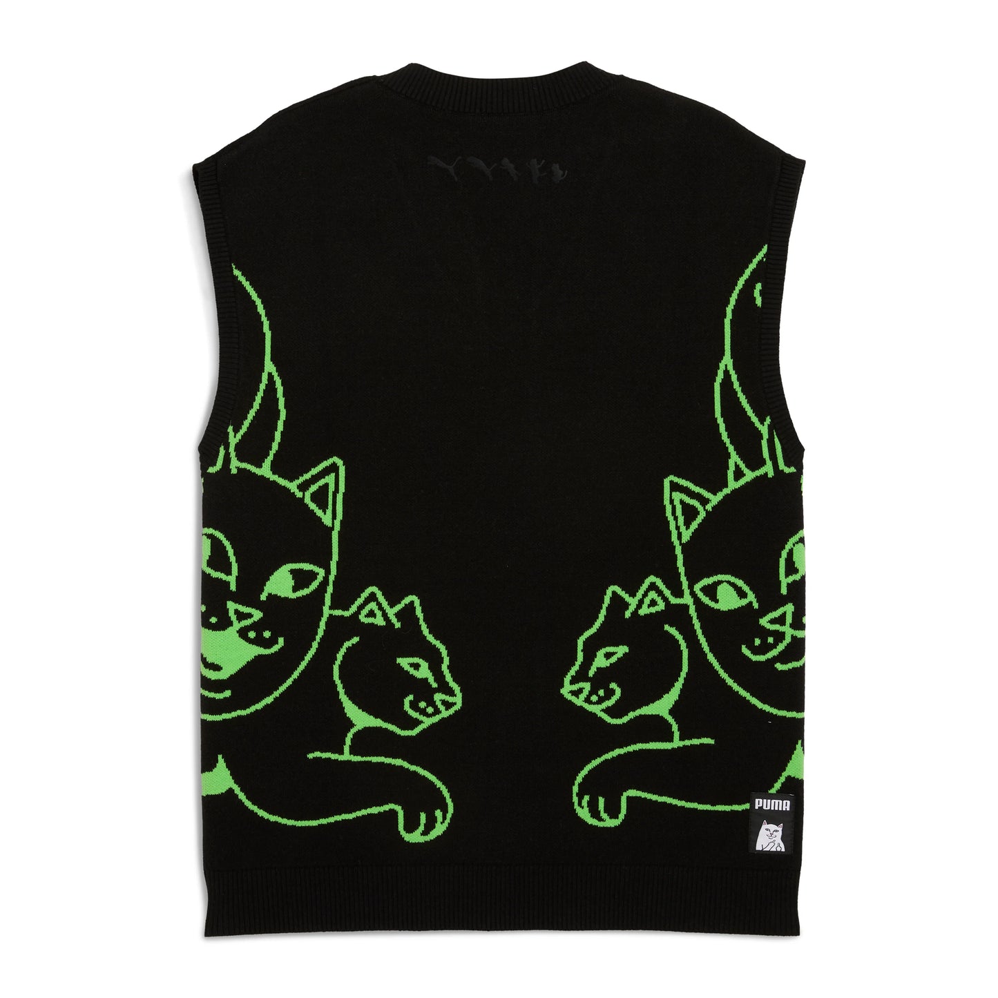 PUMA X RIPNDIP Knitted Vest (Puma Black)
