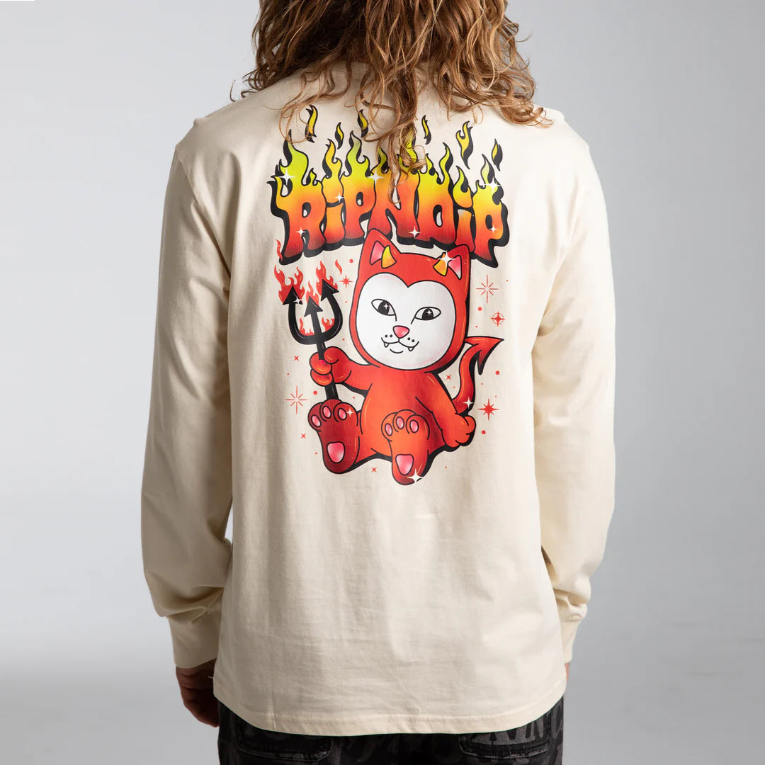 SCARY CUTE LONG SLEEVE (NATURAL )