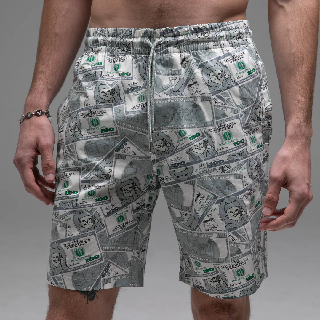 MONEYBAG SWIM SHORTS (OLIVE)