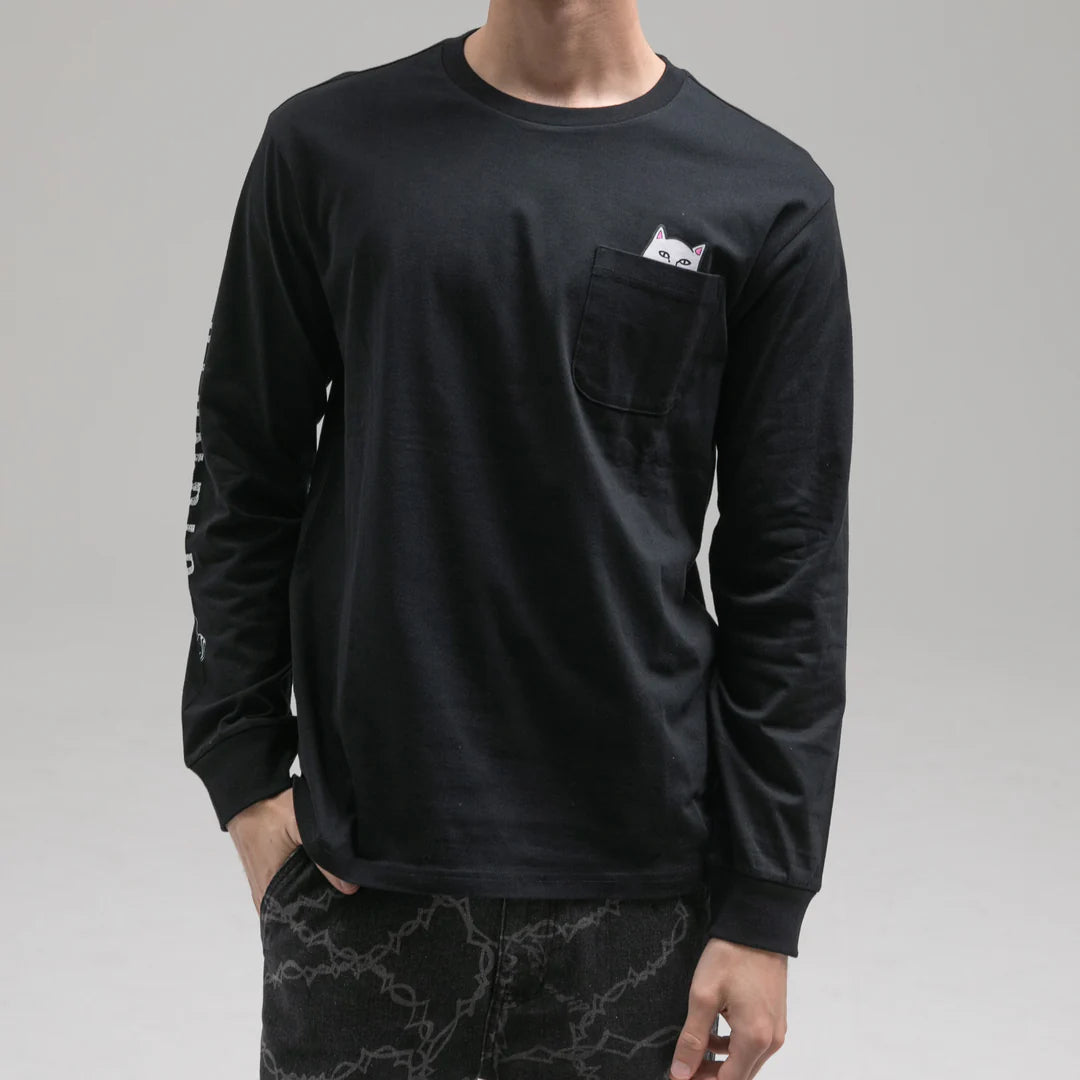 LORD NERMAL POCKET L/S (BLACK)