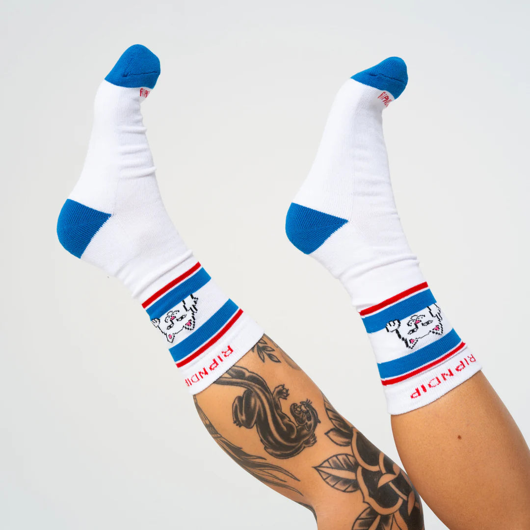 Peeking Nermal Socks (White )
