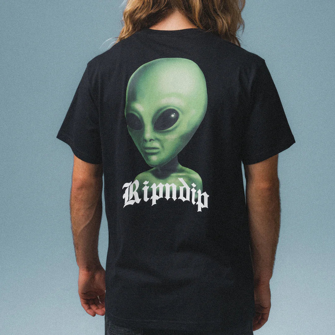 WE COME IN PEACE TEE (BLACK)