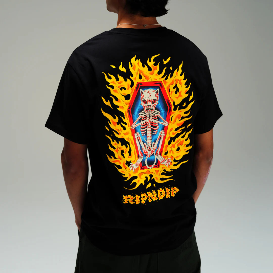 BURN IN HECK TEE (BLACK)