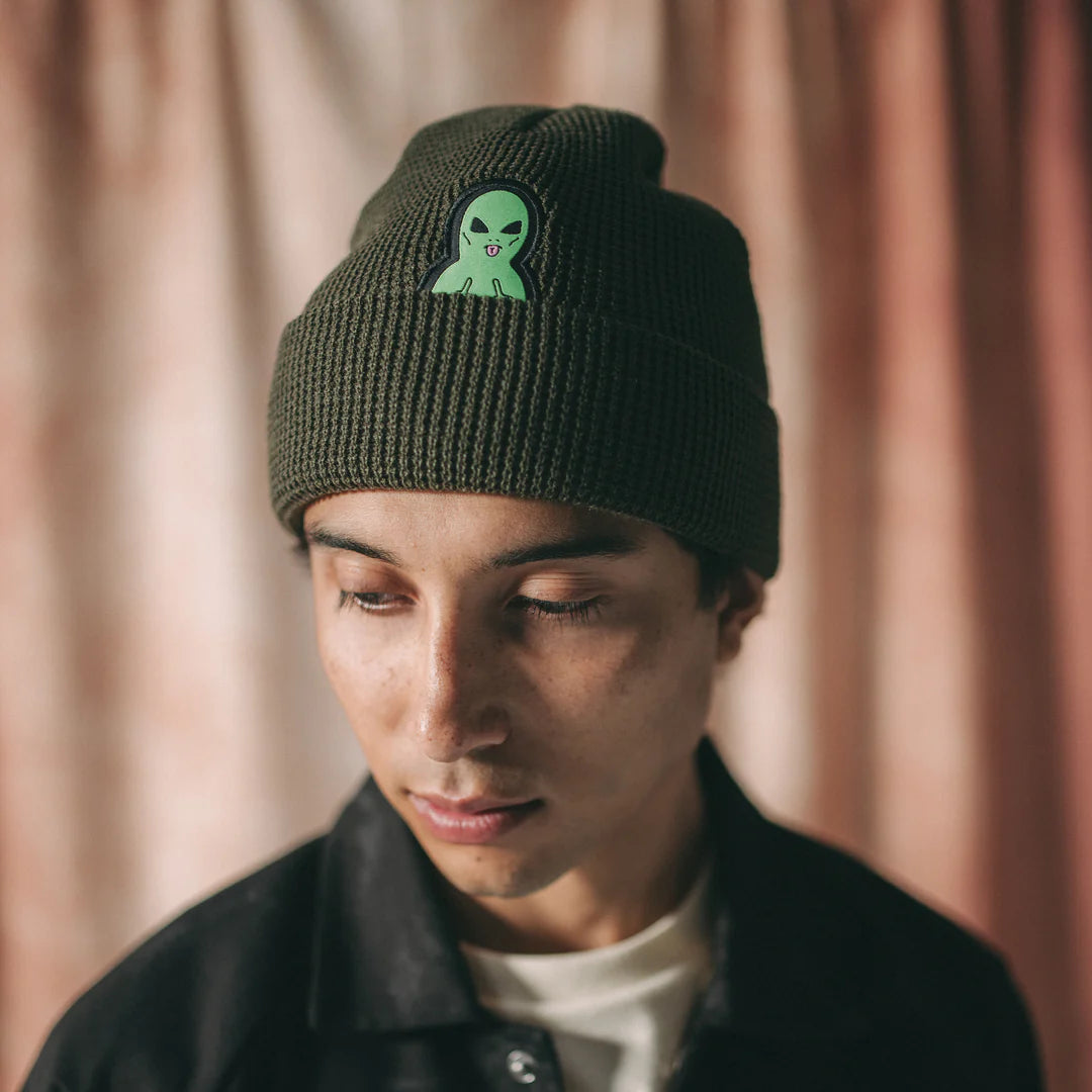 LORD ALIEN BEANIE (DARK OLIVE)