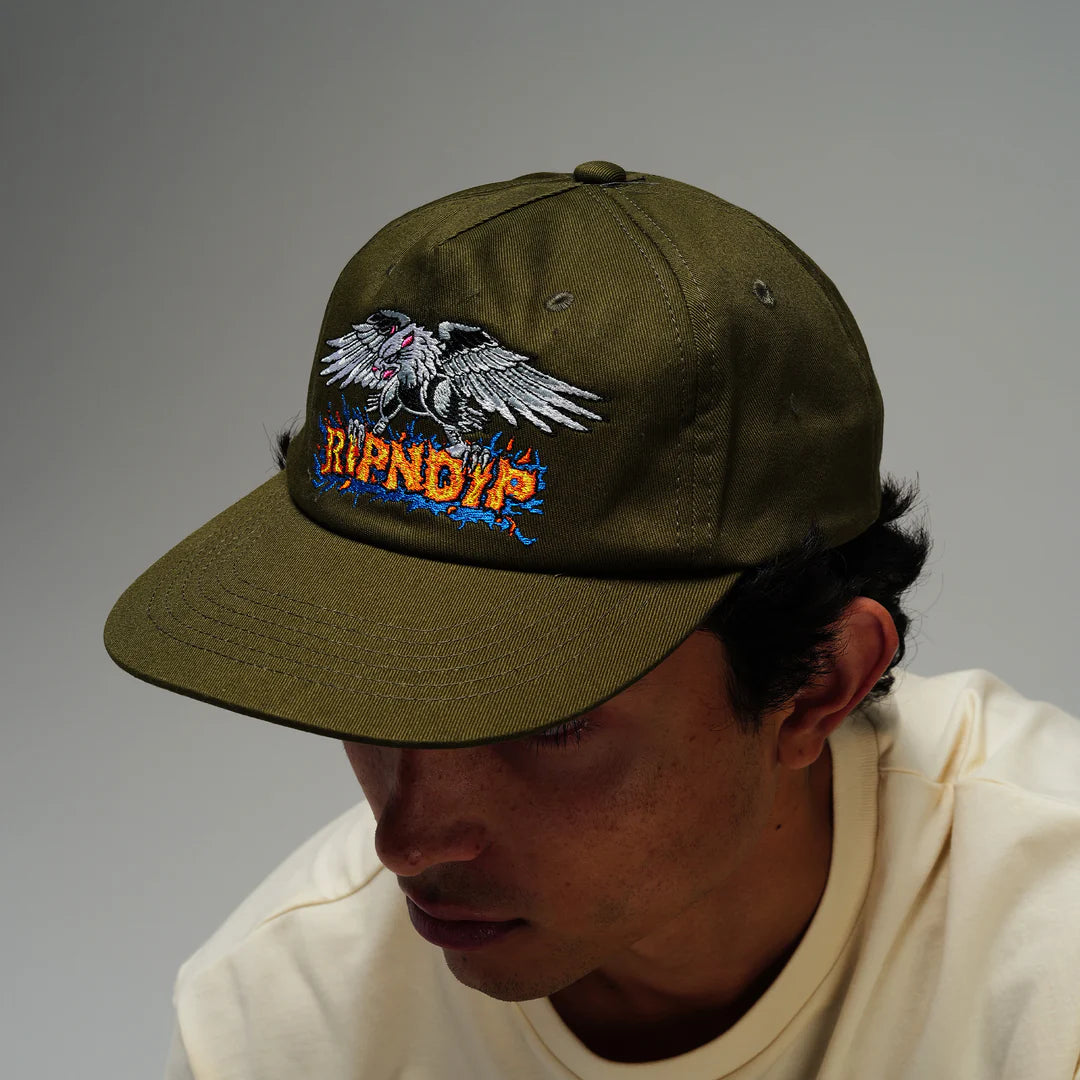 BIRDY SNAPBACK (DARK OLIVE)