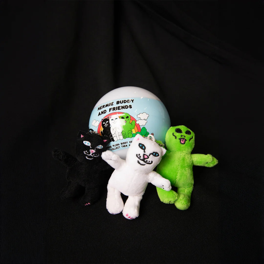 Nermie Buddy And Friends Plush Keychains (Multi)