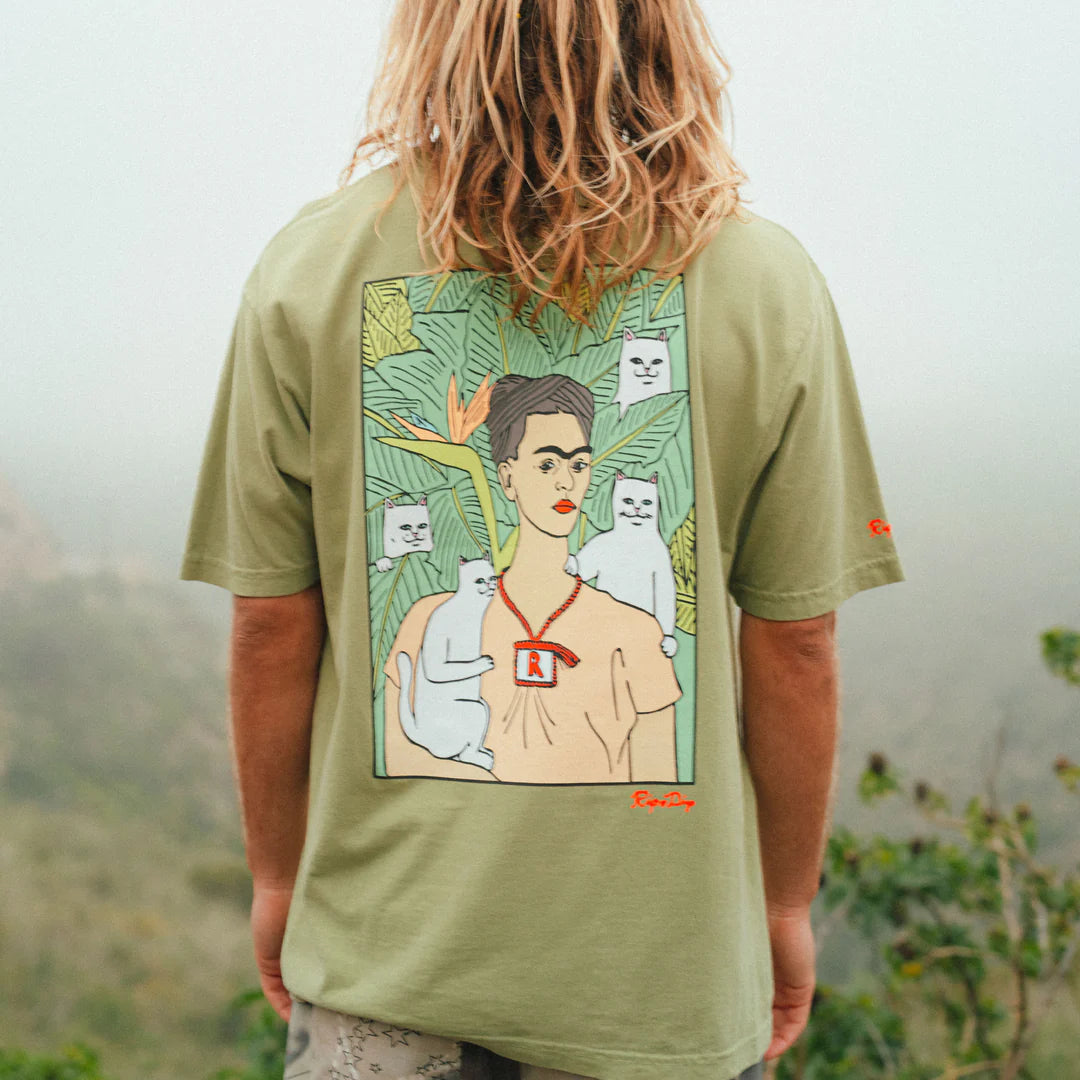 Nermal Portrait Tee (Light Forest)