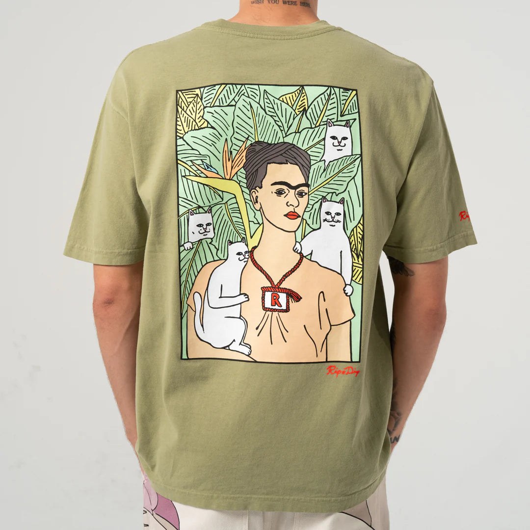 Nermal Portrait Tee (Light Forest)