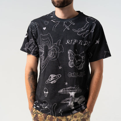 NERMAL DOMINATION TEE (BLACK WASH)