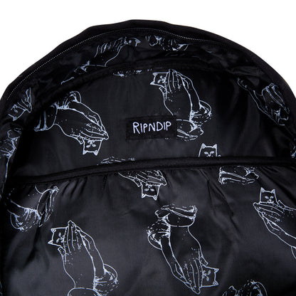 LORD NERMAL VELCRO HANDS BACKPACK (BLACK)