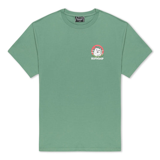 NO SMOKING TEE (LIGHT OLIVE)