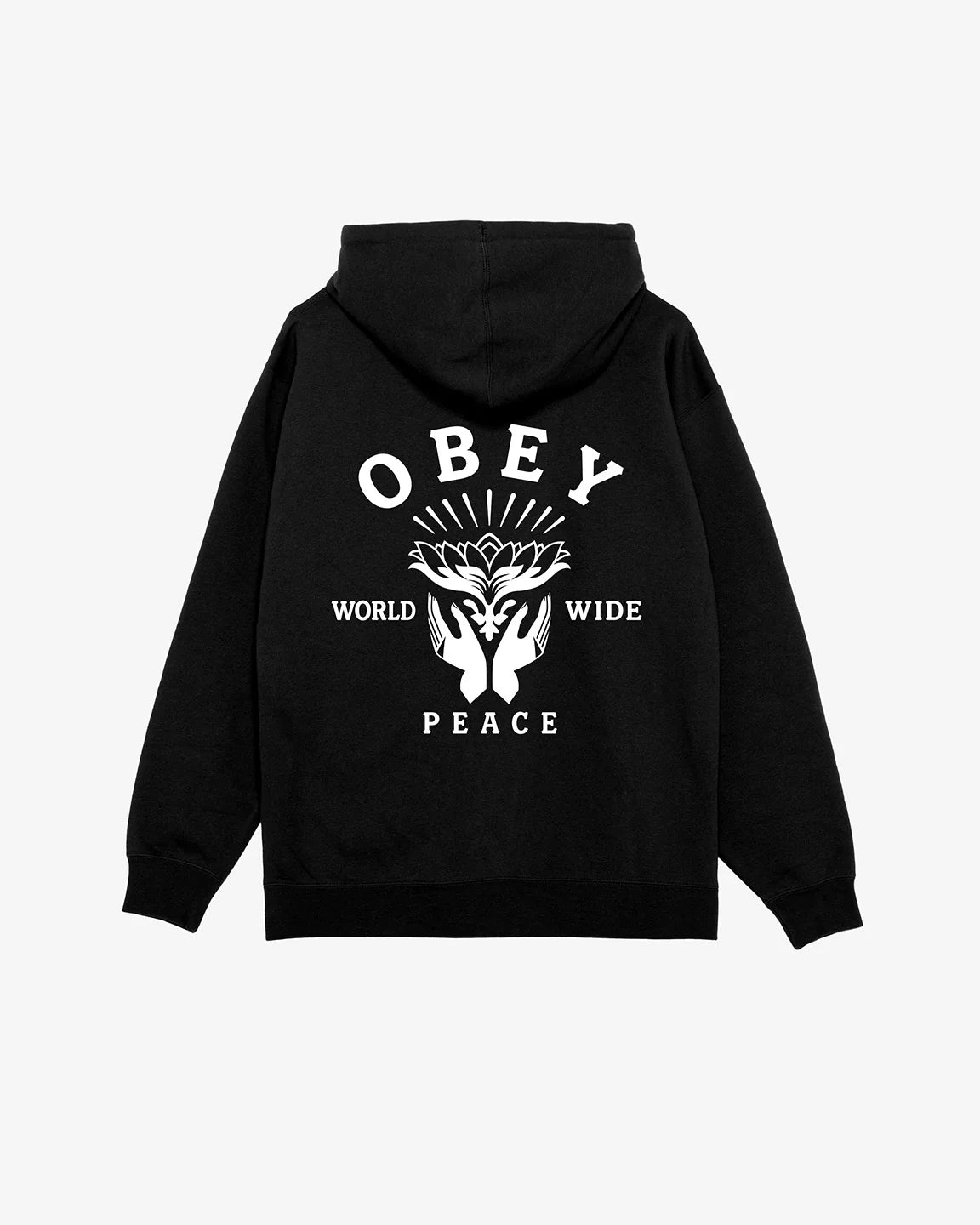 LOTUS WITH HANDS PREMIUM PULLOVER HOOD