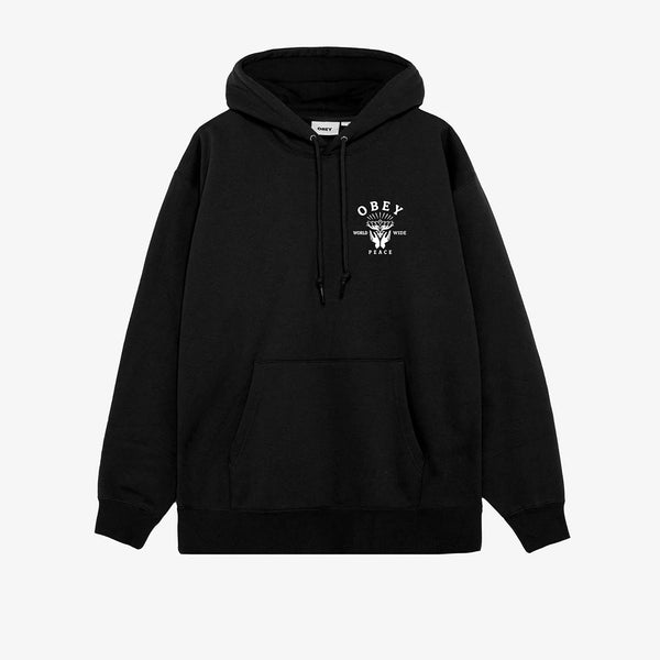 LOTUS WITH HANDS PREMIUM PULLOVER HOOD