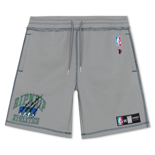 RIPNDIP ATHLETICS MESH SWEATSHORTS (ASH HEATHER)