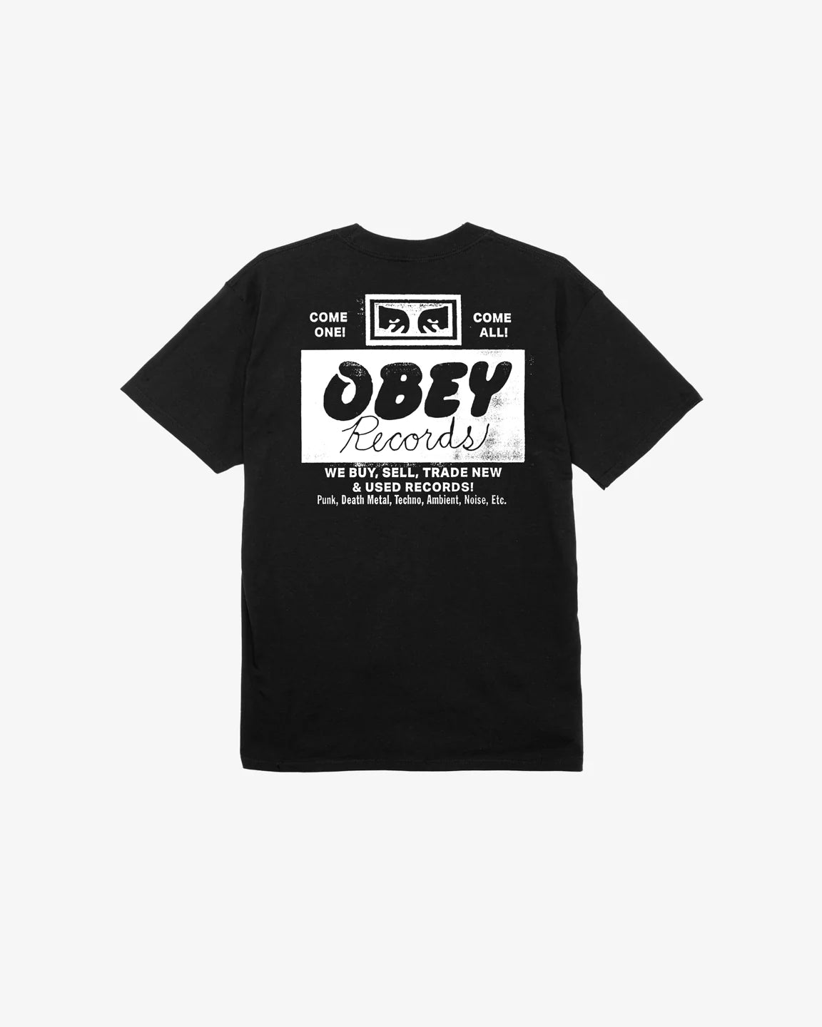OBEY RECORDS BUY, SELL, TRADE CLASSIC T-SHIRT