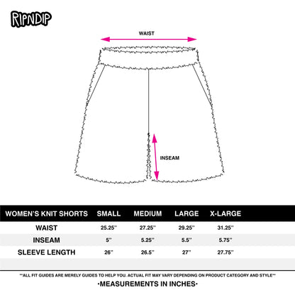 BLONDED KNIT REVERSIBLE WOMENS SHORTS (OFF WHITE)
