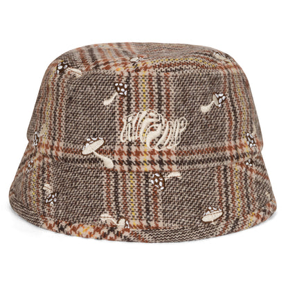 EUPHORIA BUCKET HAT (BROWN PLAID)
