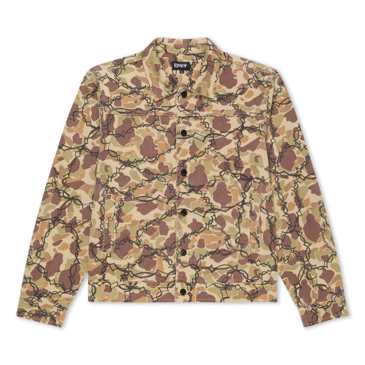 WIRED BUTTON UP JACKET (TAN CAMO)