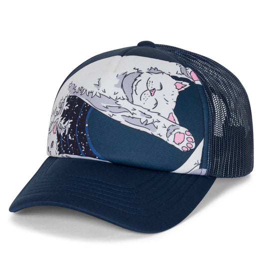 GREAT WAVE TRUCKER HAT (SLATE)
