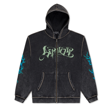 SQUABBLE UP HOODIE (BLACK VINTAGE WASH)