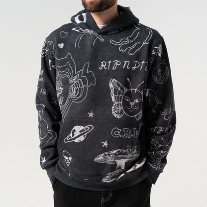 NERMAL DOMINATION HOODIE (BLACK VINTAGE)