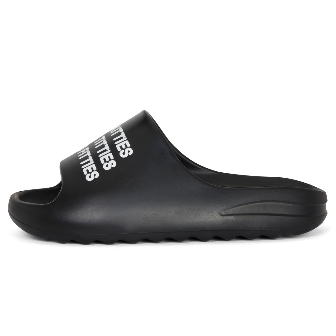 PET KITTIES CLOUD SLIDES (BLACK)
