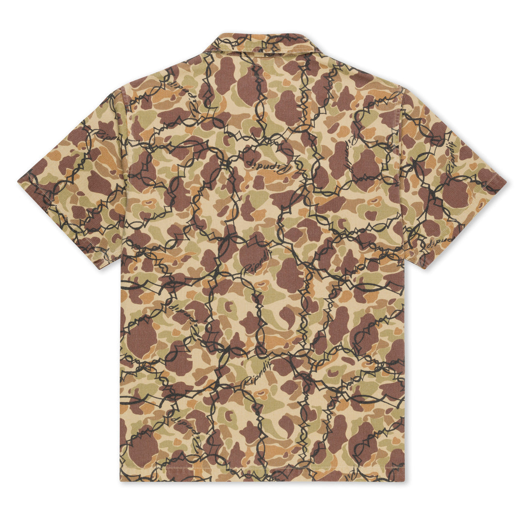 WIRED ZIP UP SHIRT (TAN)