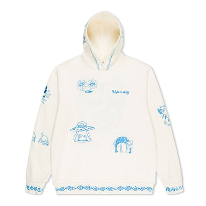 BLONDED HOODIE (OFF WHITE)