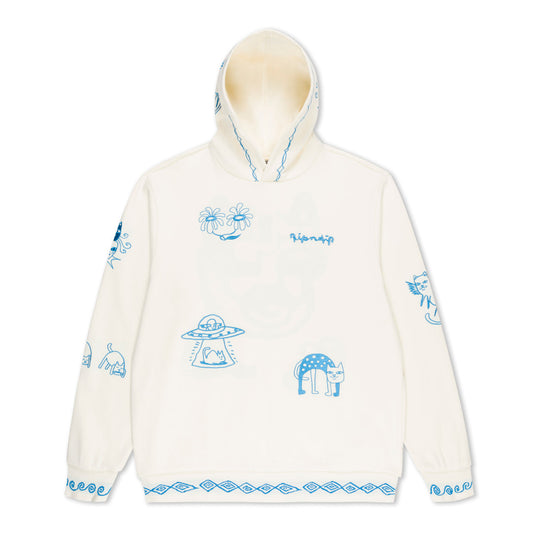 BLONDED HOODIE (OFF WHITE)
