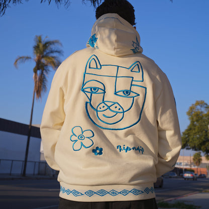 BLONDED HOODIE (OFF WHITE)