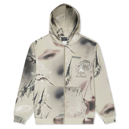STARGAZING ZIP UP HOODIE (OFF WHITE)
