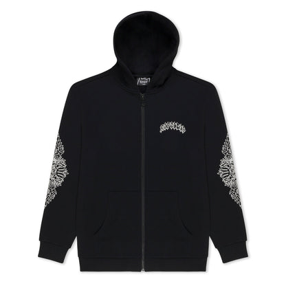 MOTHER NERM ZIP UP HOODIE (BLACK)