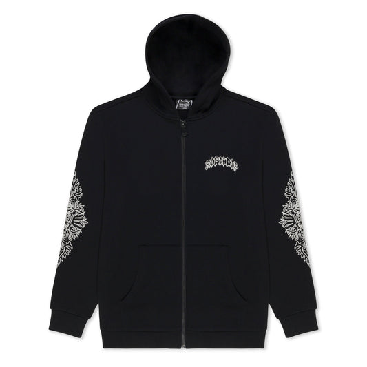 MOTHER NERM ZIP UP HOODIE (BLACK)