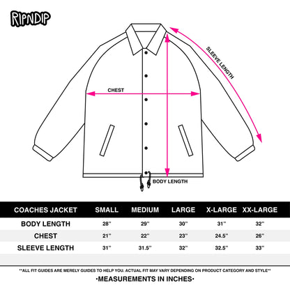 FIND OUT COACHES JACKET (BLACK)