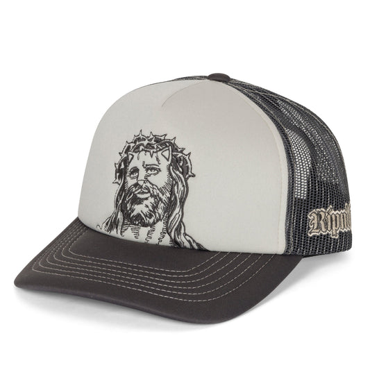 LORD SAVIOR TRUCKER HAT (DARK CHARCOAL )