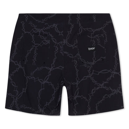 WIRED SWIM SHORTS (BLACK)