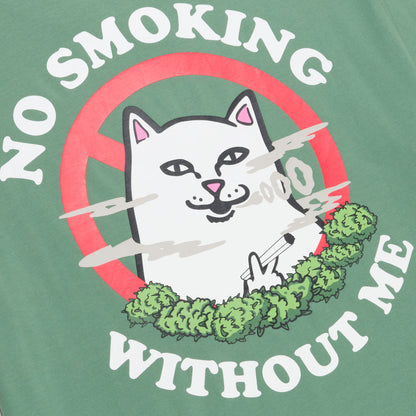 NO SMOKING TEE (LIGHT OLIVE)