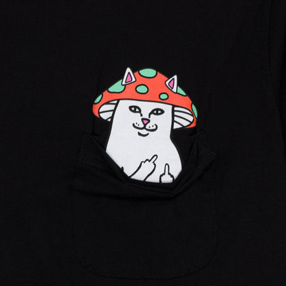 LORD SHROOMY POCKET TEE (BLACK)