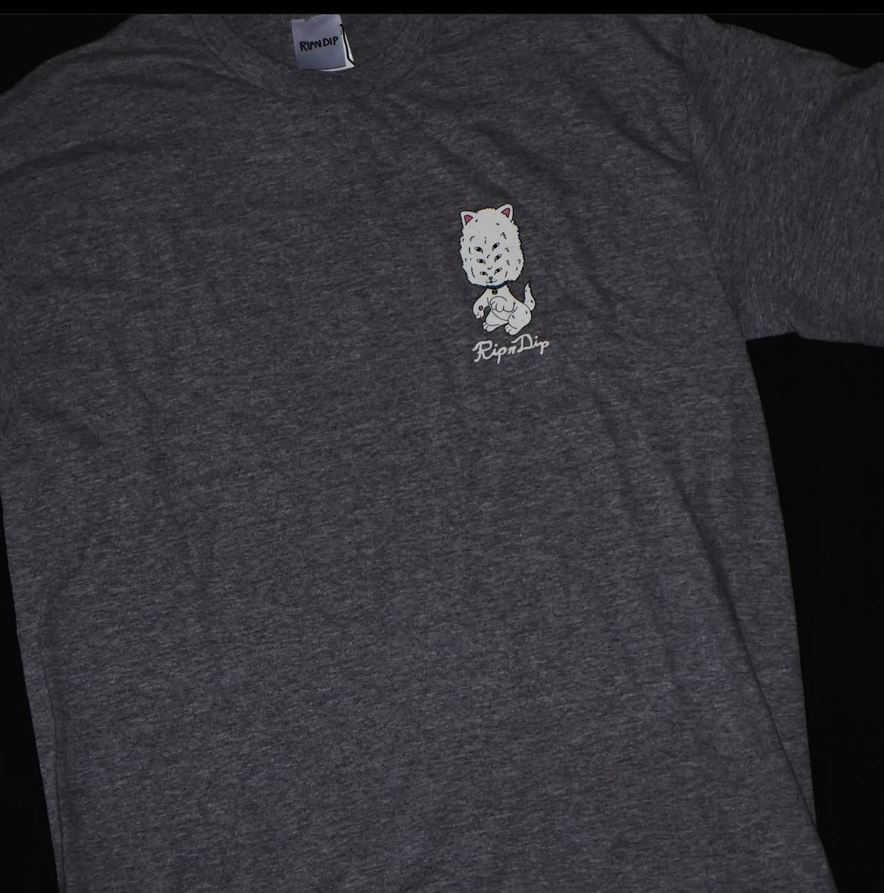 BIG HEAD TEE (ASH HEATHER)