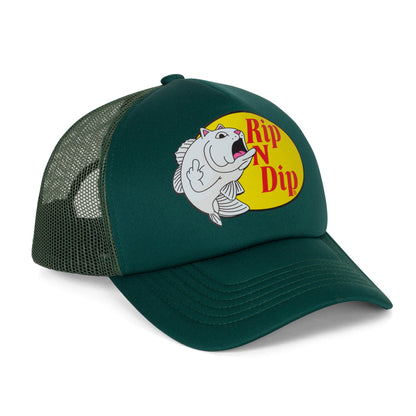 CATFISH TRUCKER HAT (LIGHT OLIVE)