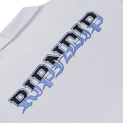 RICH SPIRIT QUARTER ZIP SHIRT (LIGHT BLUE)
