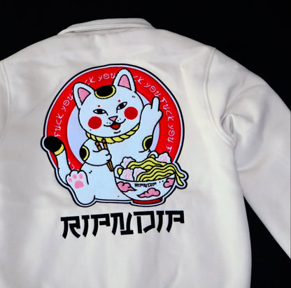 Lucky Nerm Varsity Jacket (Cream)