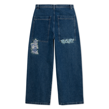ACE ULTRA WIDE LEG PANTS (MEDIUM WASH)