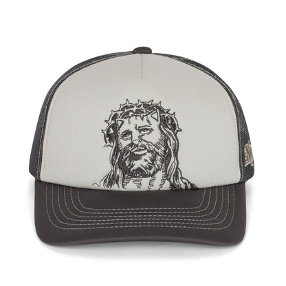 LORD SAVIOR TRUCKER HAT (DARK CHARCOAL )