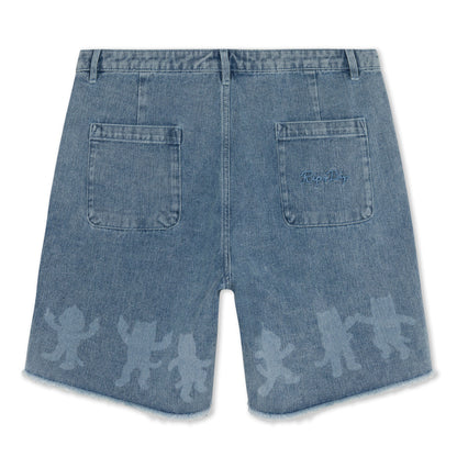 COSMIC NERM DENIM SHORTS (MEDIUM WASH)