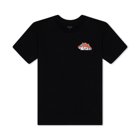 LORD SHROOMY POCKET TEE (BLACK)