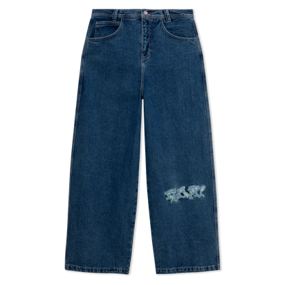 ACE ULTRA WIDE LEG PANTS (MEDIUM WASH)