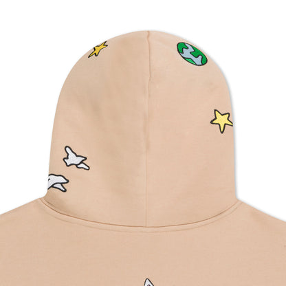 BROKEN DOWN HOODIE (ALMOND)