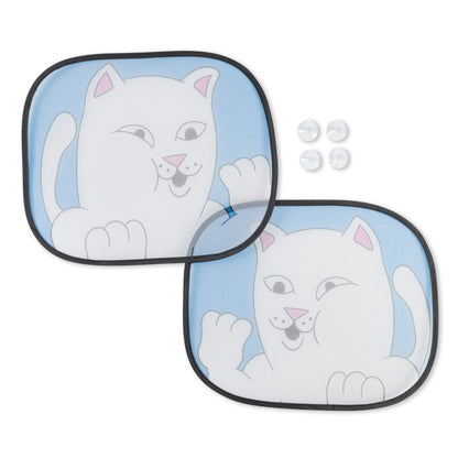 SQUISHED NERM CAR SIDE WINDOW SHADE (BLUE)